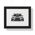 Stanced JDM Show Car - Black and White Canvas Art
