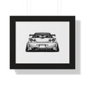 Stanced JDM Legend - Black and White Canvas Art