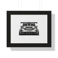 Stanced JDM Show Car - Black and White Canvas Art