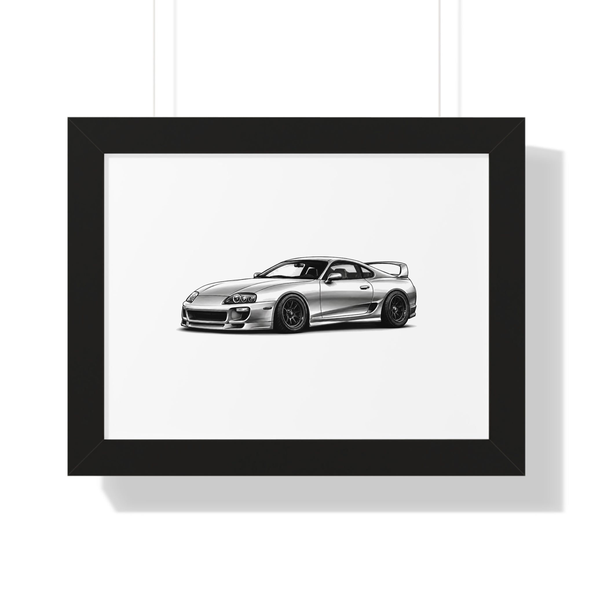Stanced JDM Legend - Black and White Canvas Art